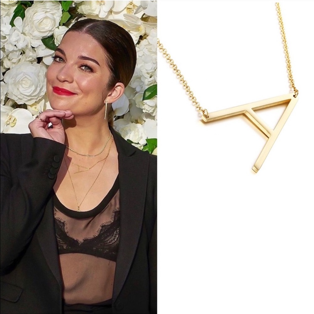 Initial Necklace (A - Z) As seen on Schitts Creek!